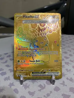 Pikachu ex 179/131 - Gold Hyper Rare - Pokemon TCG: Prismatic Evolutions - NM - Image 1