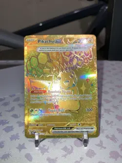 Pikachu ex 179/131 - Gold Hyper Rare - Pokemon TCG: Prismatic Evolutions - NM - Image 2