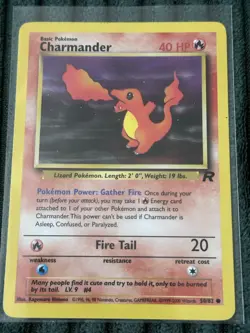Pokemon Team Rocket Charmander 50/82 - Image 1