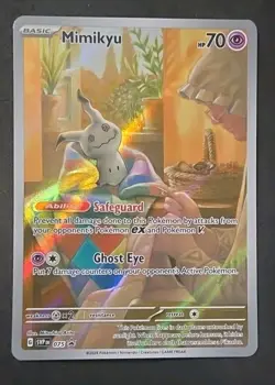 Pokemon TCG - Mimikyu SVP 075 Scarlet & Violet Black Star Promo Paldean Fates - Image 1