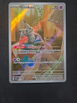 Pokemon TCG - Mimikyu SVP 075 Scarlet & Violet Black Star Promo Paldean Fates - Image 4