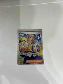 Pokemon TCG Arven Scarlet Violet Trainer Holo Ultra Rare Full Art 235/198 - Image 1