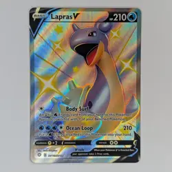 Lapras V SV110/SV122 Shining Fates: Shiny Vault Holo Rare NM Pokemon Tcg - Image 1