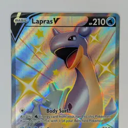 Lapras V SV110/SV122 Shining Fates: Shiny Vault Holo Rare NM Pokemon Tcg - Image 2