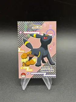 Pokemon Lets Go Eevee Database Umbreon Duo Cracked Ice Holo Peru US Seller - Image 1