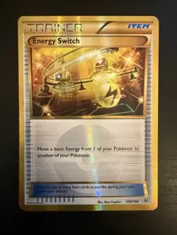 Energy Switch 109/108 - XY - Roaring Skies - Secret Rare - Pokemon TCG - LP - Image 1