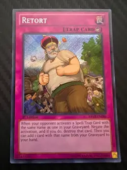 Yugioh Retort ABYR-EN080 Secret Rare 1st Ed VLP - Image 1