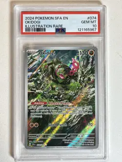 PSA 10 Okidogi #074/064 Illustration Rare - Shrouded Fable Pokemon TCG Card - Image 1