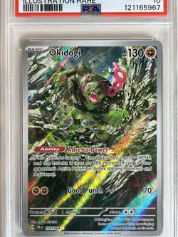 PSA 10 Okidogi #074/064 Illustration Rare - Shrouded Fable Pokemon TCG Card - Image 3