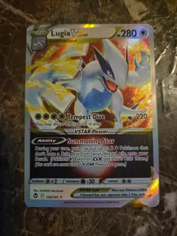 Pokemon Lugia v Star TCG Silver Tempest Holo Card 139/195 Swsh12: Sword & Shield - Image 1