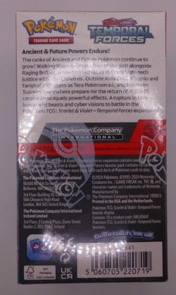 Full Sealed Box (18 packs) Pokemon Scarlet & Violet Temporal Forces Trading Card - Image 4