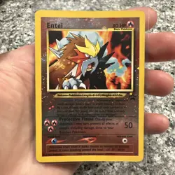 Pokemon Card - Entei WoTC Promo 34 Promo Reverse Holo - Image 1