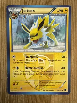 Jolteon - 34/116 - Pokemon Plasma Freeze Black & White Card LP - Image 1