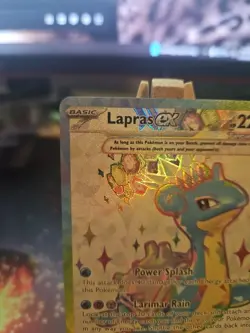 Pokemon TCG Lapras EX Full Art Ultra Rare Holo Card 158/142 NM - Image 2