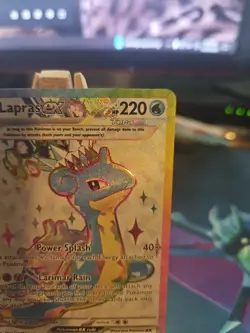 Pokemon TCG Lapras EX Full Art Ultra Rare Holo Card 158/142 NM - Image 3
