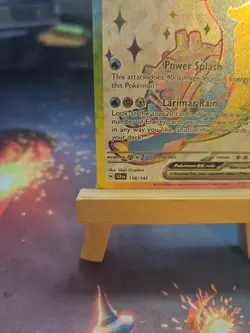 Pokemon TCG Lapras EX Full Art Ultra Rare Holo Card 158/142 NM - Image 5