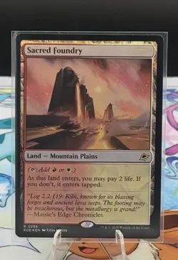 MTG / Sacred Foundry / EOE / #256 / FOIL / Rare / NM - Image 1