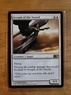 Seraph of the Sword - Core Set 2013 M14 - MTG Magic - Rare - White Creature - Image 1