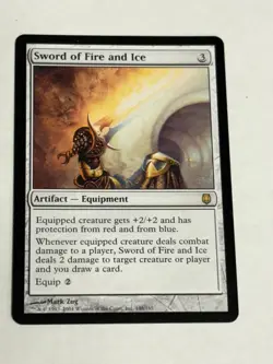 Magic The Gathering Darksteel Sword of Fire and Ice Near Mint - Image 2