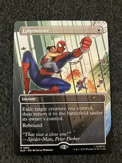 Magic The Gathering MTG - Ephemerate - Spider-Man Secret Lair - Image 1