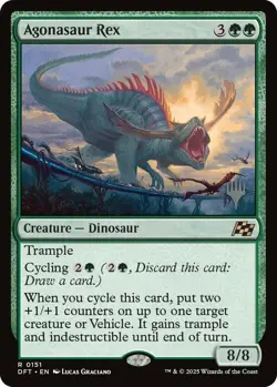 Agonasaur Rex - Foil - Promo Pack Light Play, English Magic the Gathering MTG Ma - Image 1