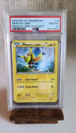 Pikachu Libre 14/30 LOW POP Pokemon: XY Trainer Kit: Pikachu Libre & Sui..PSA 10 - Image 1