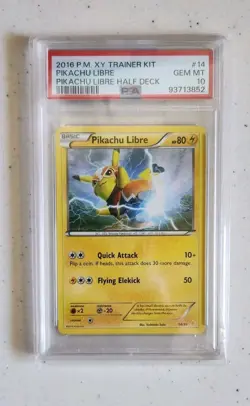 Pikachu Libre 14/30 LOW POP Pokemon: XY Trainer Kit: Pikachu Libre & Sui..PSA 10 - Image 2