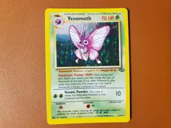Venomoth English Jungle Set Holo Rare 13/64 LP TCG Nintendo 1999 Pokemon - Image 1
