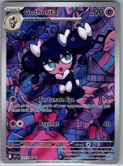 Gothorita 125/086 SV: White Flare - Pokemon Card - NM - Image 1