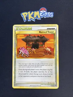 Pokemon TCG Burned Tower Undaunted 71/90 Regular MP. - Image 1