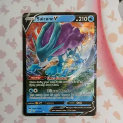 Suicune V Full Art 31/203 NM Sword & Shield Evolving Skies 2021 Pokemon Card - Image 1