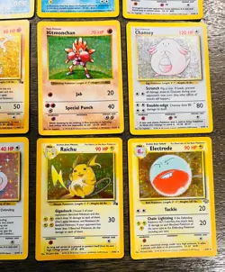 Lot of 11 WOTC HOLO RARE POKEMON CARDS Moderately Played - Image 2