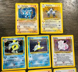 Lot of 11 WOTC HOLO RARE POKEMON CARDS Moderately Played - Image 4