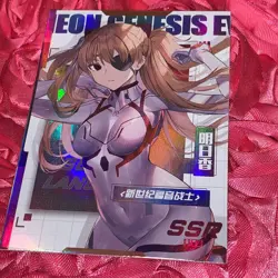 Asuka Langley Soryu Evangelion SSR Goddess Story Sexy Anime Waifu Foil Girl Card - Image 1