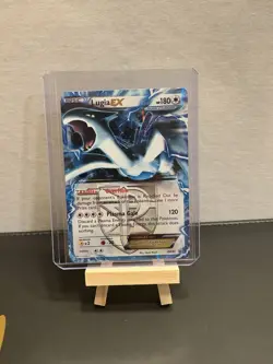 Pokemon Card TCG: Lugia EX Black Star Promo BW83 Ultra Holo Rare Promo MP-LP - Image 1