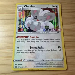 Cinccino - (Prerelease) SWSH009 SWSH: Sword & Shield Promo Cards Holo - Image 1