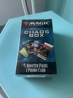 Magic the Gathering 2025 Mystery Chaos Box (5 Assorted Boosters + 1 Promo Card)! - Image 1