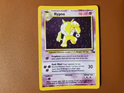 Hypno Fossil Holo Card 8/62 Unlimited Rare Near Mint NM Pokemon TCG - Image 1