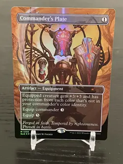 Commander's Plate - Secret Lair - Foil - MTG - Image 1