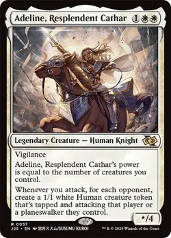 Adeline, Resplendent Cathar (Anime) Foundations Jumpstart MTG Magic - Image 1