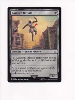 MAGIC THE GATHERING MTG ASSASSIN'S CREED ASSASSIN INITIATE (#2) - Image 1