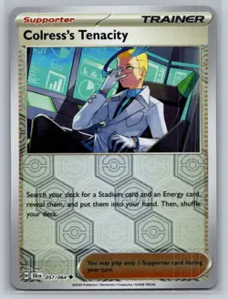 Colress's Tenacity #057/064 Shrouded Fable Reverse Holo Uncommon - Pokemon F26 - Image 1