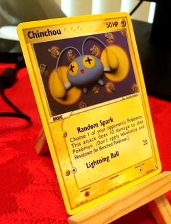 POKEMON Chinchou 50/92 EX Legend Maker Set, Common, NM Condition - Image 2