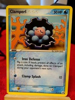 POKEMON Clamperl 51/92 EX Legend Maker Set, Common, NM Condition - Image 1
