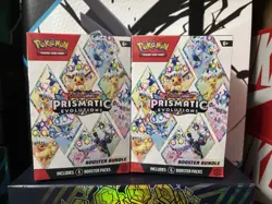 Pokemon TCG Scarlet & Violet Prismatic Evolutions Booster Bundle LOT OF 2 SEALED - Image 1