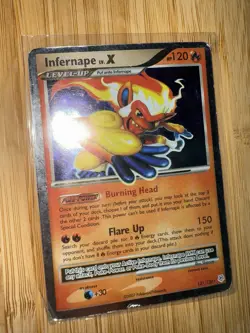 Pokemon TCG Torterra Emperor And Infernape LV.X Black Star Promotional Holo - Image 3