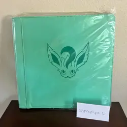 US SELLER Pokemon Leafeon 480 Slot Binder File Chinese Eevee Gift Box - Sealed - Image 1