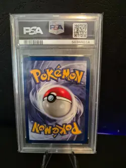 Pokemon Rainbow Energy Rocket 2000 #80 PSA 9 - Image 2
