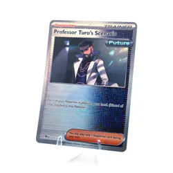 Pokemon SV: Prismatic Evolutions Professor Turo's Scenario 121/131 Reverse Holo - Image 2