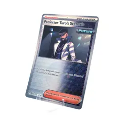 Pokemon SV: Prismatic Evolutions Professor Turo's Scenario 121/131 Reverse Holo - Image 3
